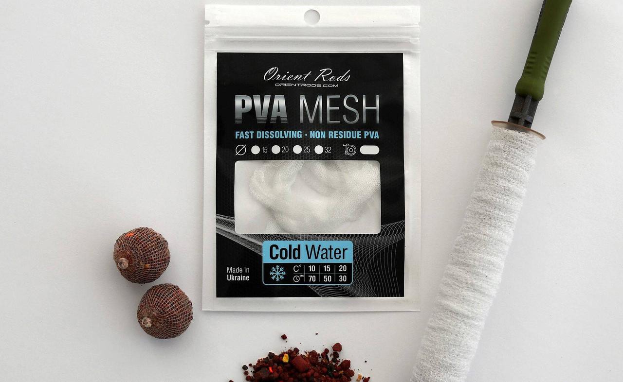 Сітка ПВА для холодної води PVA MESH Orient Rods 25 м 25 мм