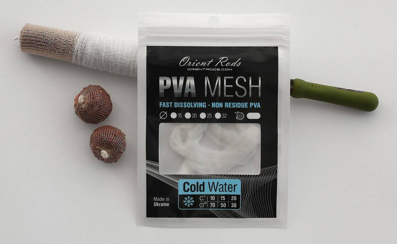 Сітка ПВА для холодної води PVA MESH Orient Rods 25 м 25 мм