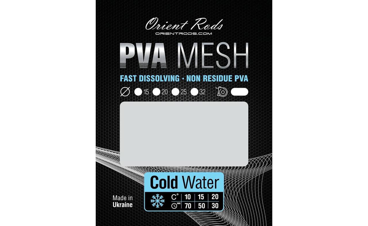 Сітка ПВА для холодної води PVA MESH Orient Rods 25 м 25 мм
