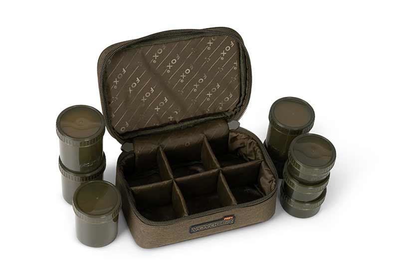 Кейс із баночками для дипування Fox Voyager Hookbait Case 8 Pot