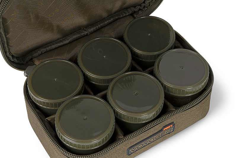Кейс із баночками для дипування Fox Voyager Hookbait Case 8 Pot