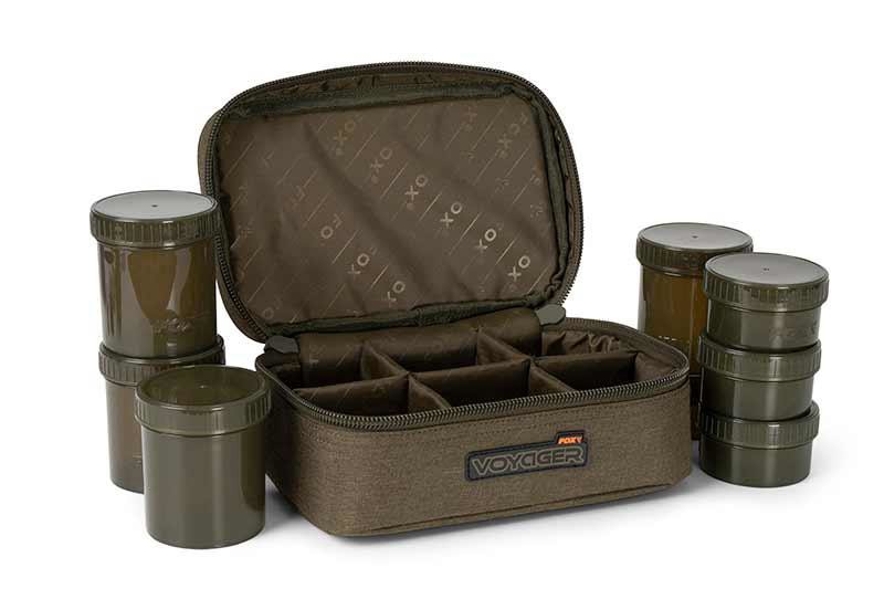 Кейс із баночками для дипування Fox Voyager Hookbait Case 8 Pot