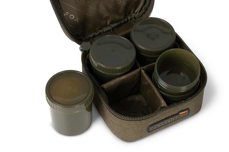 Кейс із баночками для дипування Fox Voyager Hookbait Case 6 Pot