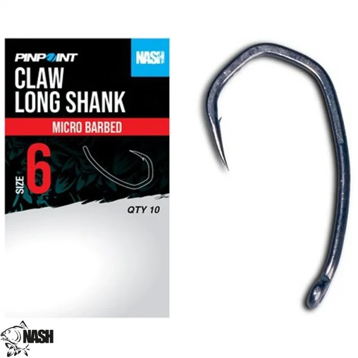 Гачки Nash Claw Long Shank Hooks 4