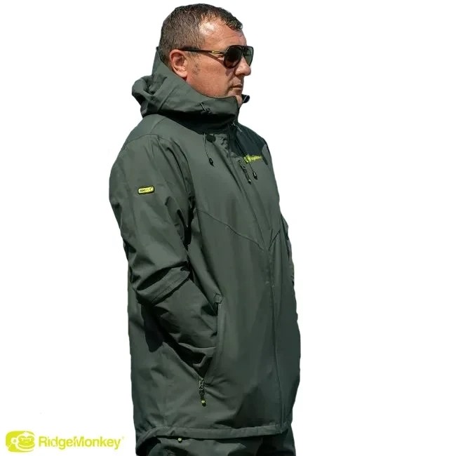 Куртка водонепроникна Ridge Monkey APEarel ThermaPro Waterproof Shell Coat Green
