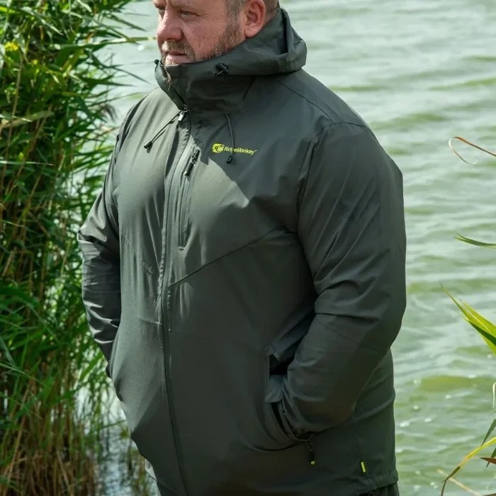 Куртка водонепроникна Ridge Monkey APEarel ThermaPro Waterproof Shell Coat Green