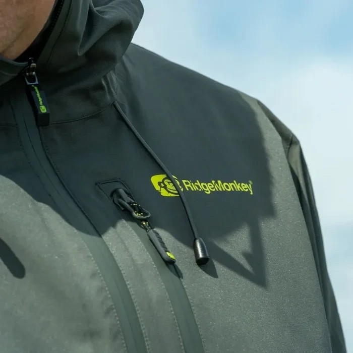 Куртка водонепроникна Ridge Monkey APEarel ThermaPro Waterproof Shell Coat Green