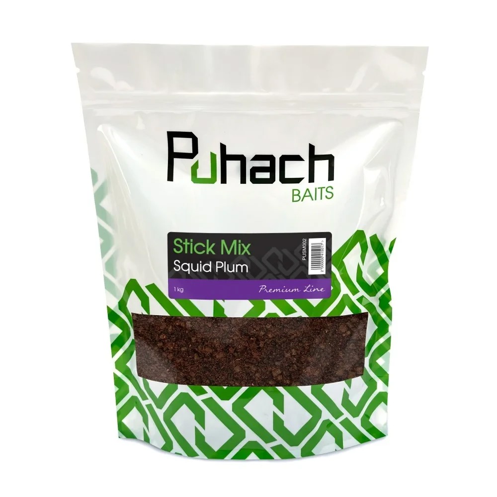 Стік мікс Puhach Baits Premium Line Stick Mix 1 kg - Squid Plum Кальмар/Слива