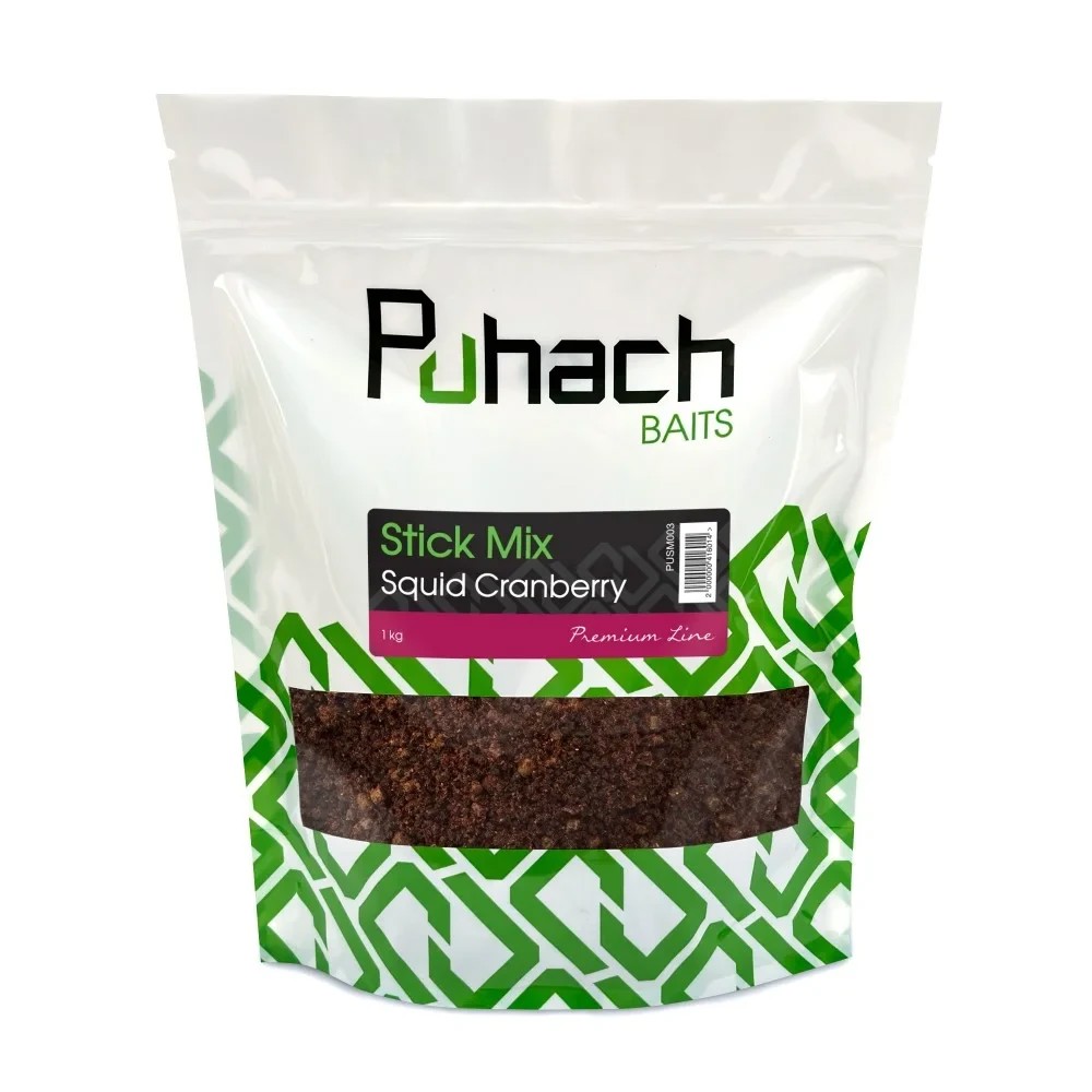 Стік мікс Puhach Baits Premium Line Stick Mix 1 kg - Squid Сranberry Кальмар/Журавлина