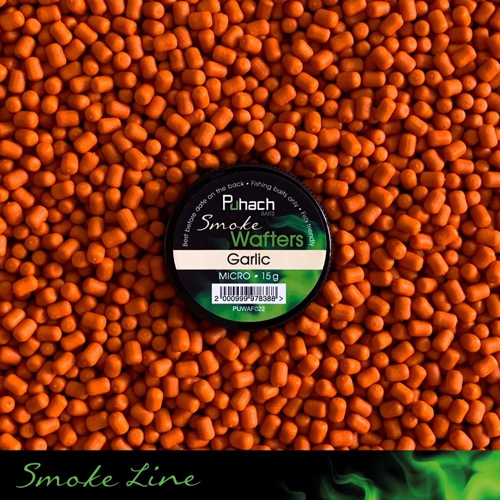 Бойли Wafters Puhach Baits Smoke MICRO 3.5х6 mm 15g Garlic