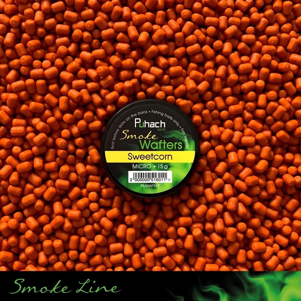 Бойли Wafters Puhach Baits Smoke MICRO 3.5х6 mm 15g Sweetcorn