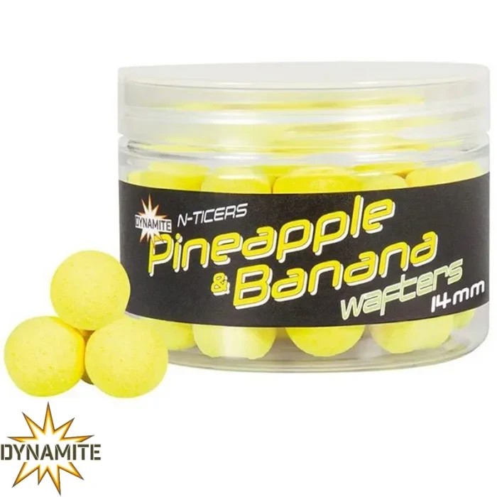 Вафтерси Dynamite Baits N-Ticers Wafter Pineapple & Banana 14mm