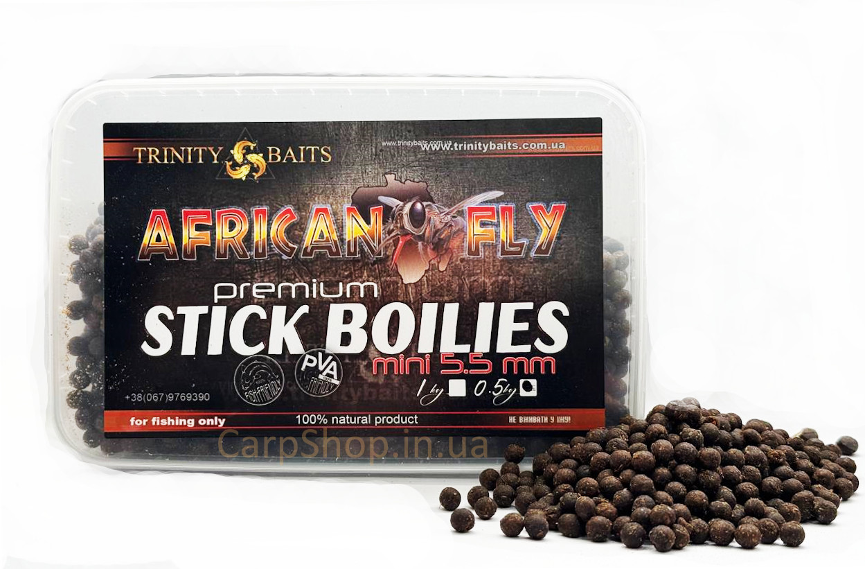 Стік міні бойли Trinity Baits African fly 5 мм 500 г