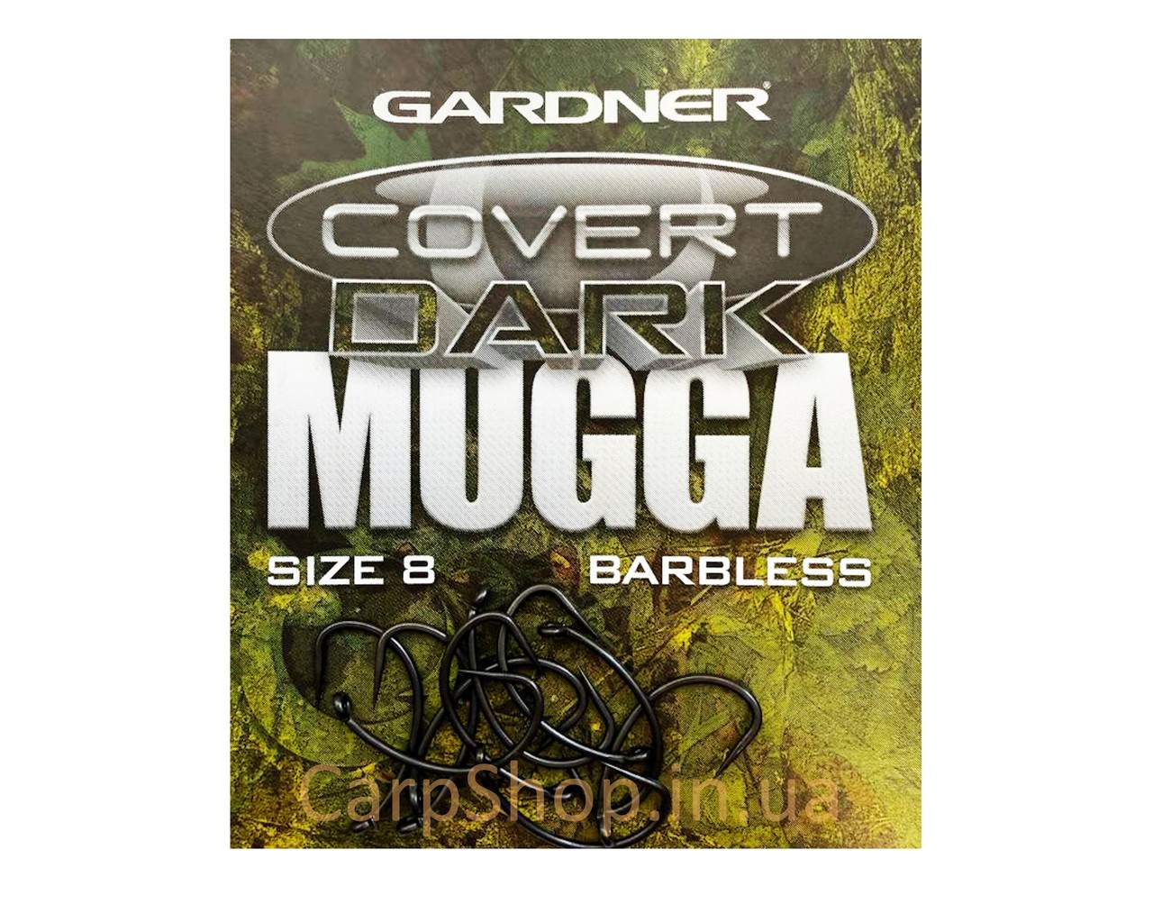 Гачки безбороді Gardner Covert Dark Mugga Barbless 6
