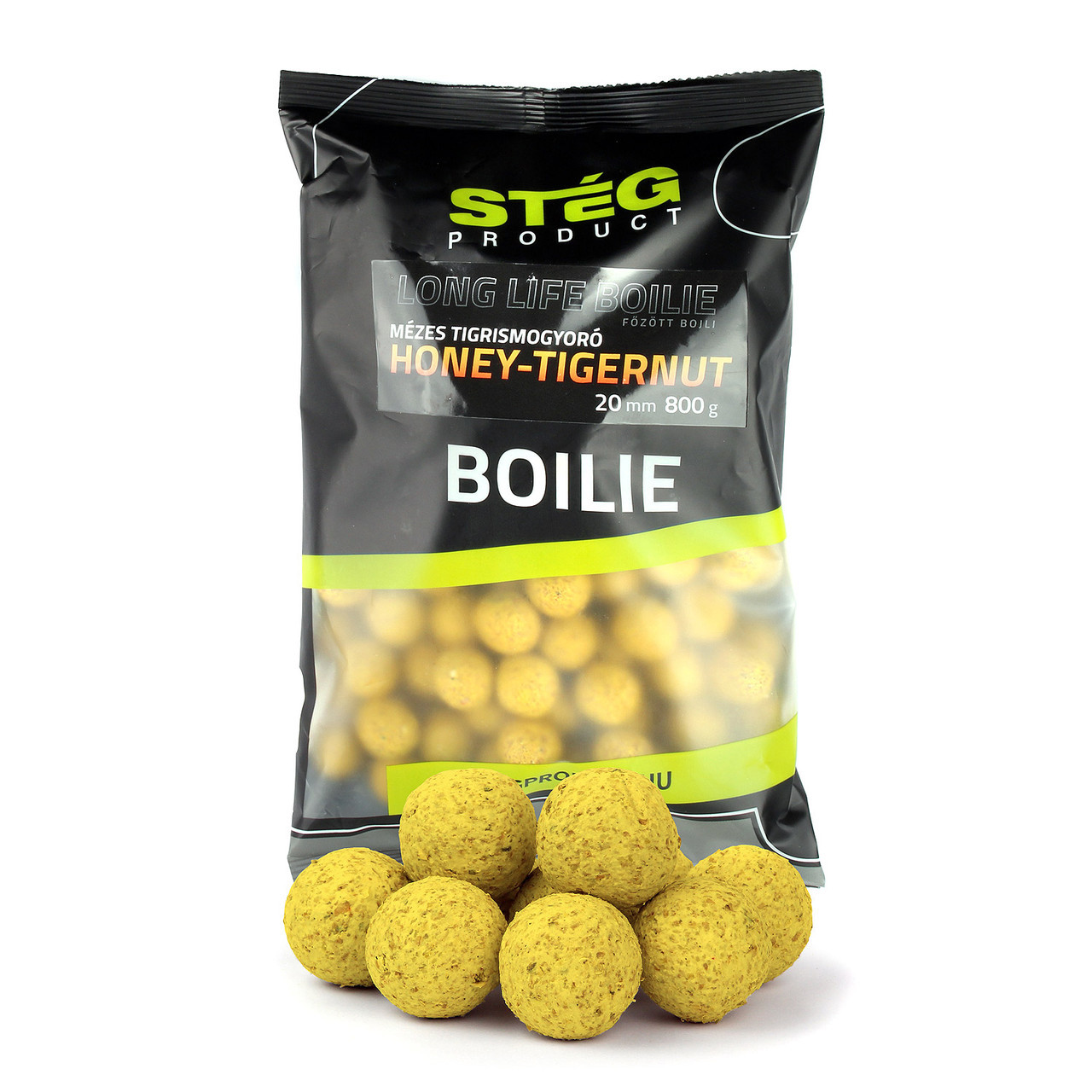 Бойли варені Steg Long Life 20 мм Honey-Tigernut (Мед-Тигровий горіх) 800 g