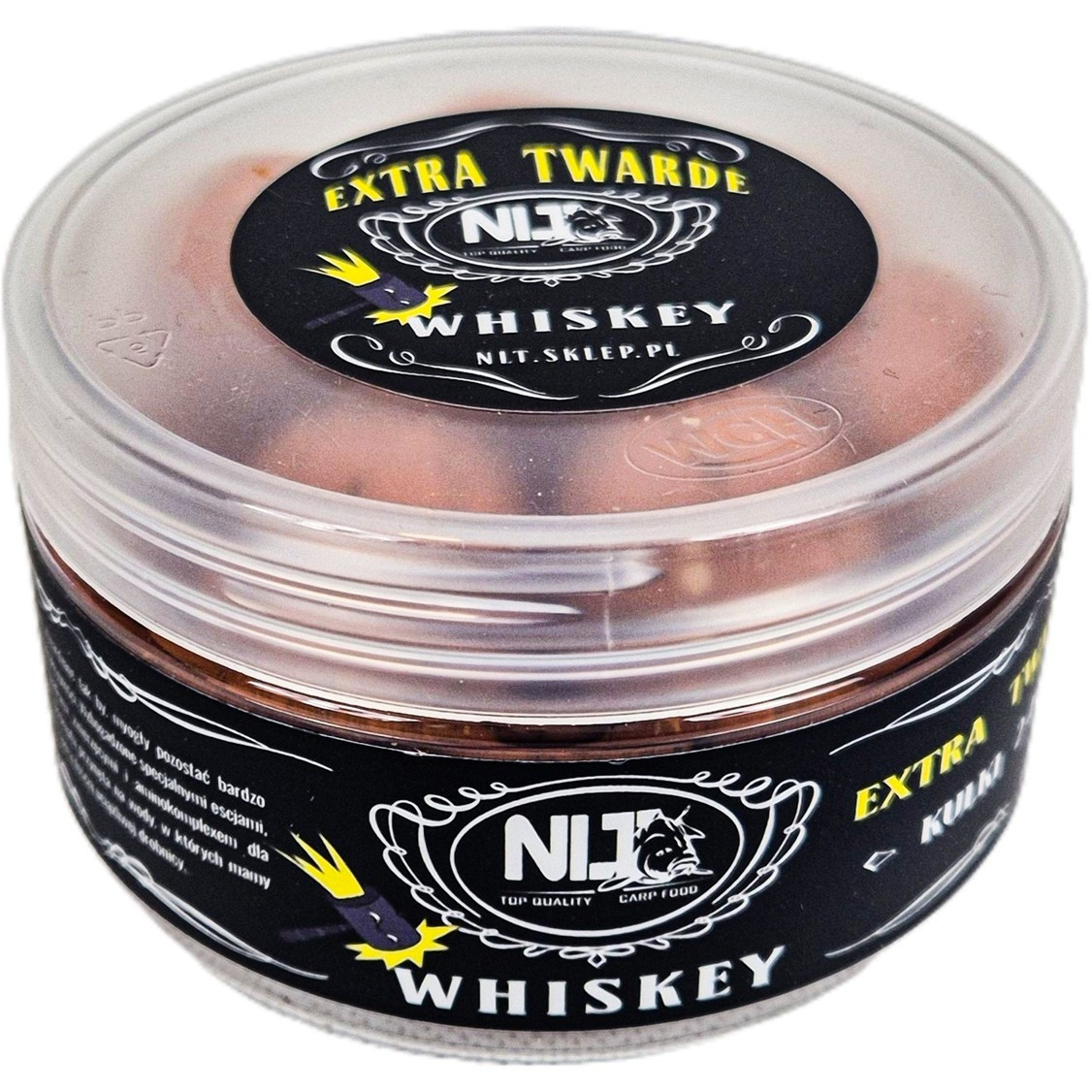 Бойли варені NLT Kulki haczykowe EXTRA TWARDE WHISKEY 150g