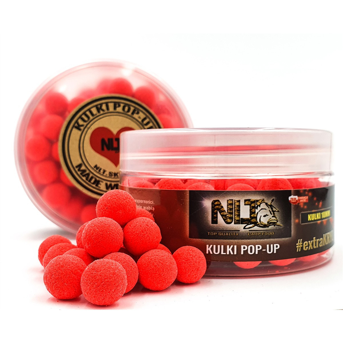 Поп-ап NLT FOOD Kulki POP-UP extra KRYL 10mm 80g