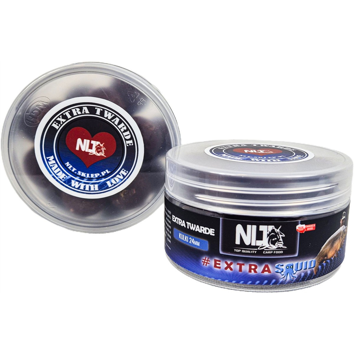 Бойли NLT Kulki haczykowe EXTRA TWARDE #extraSQUID 24mm 150g