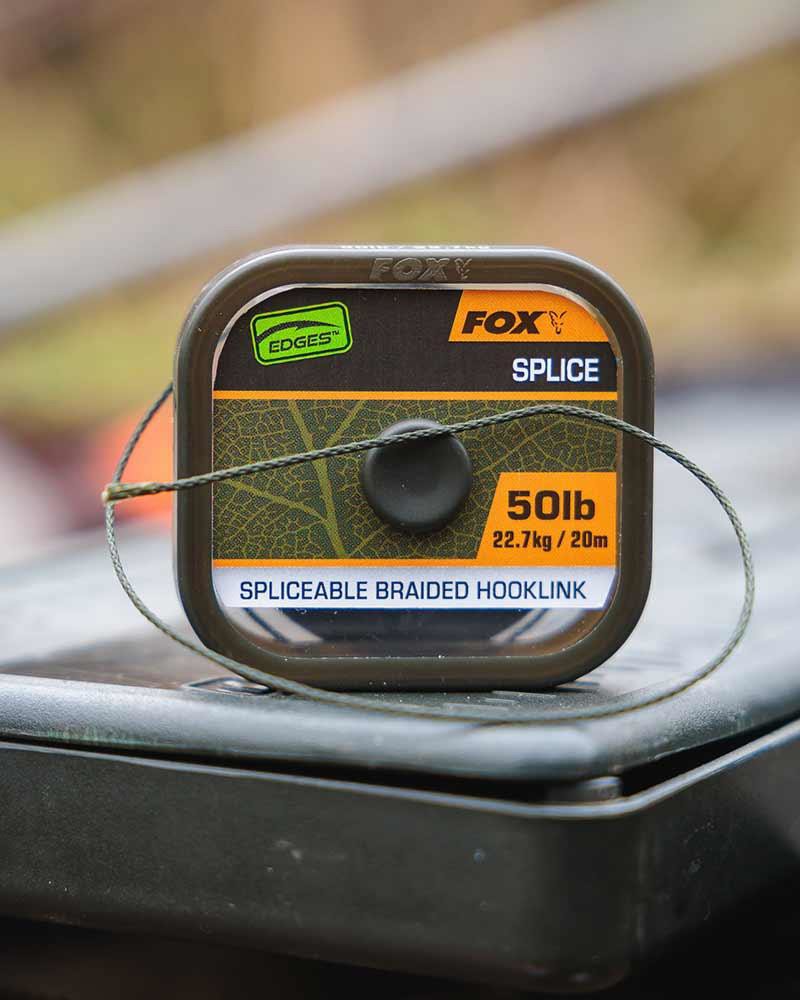 Поводочний матеріал Fox Naturals Splice Hooklength 50lb 20m