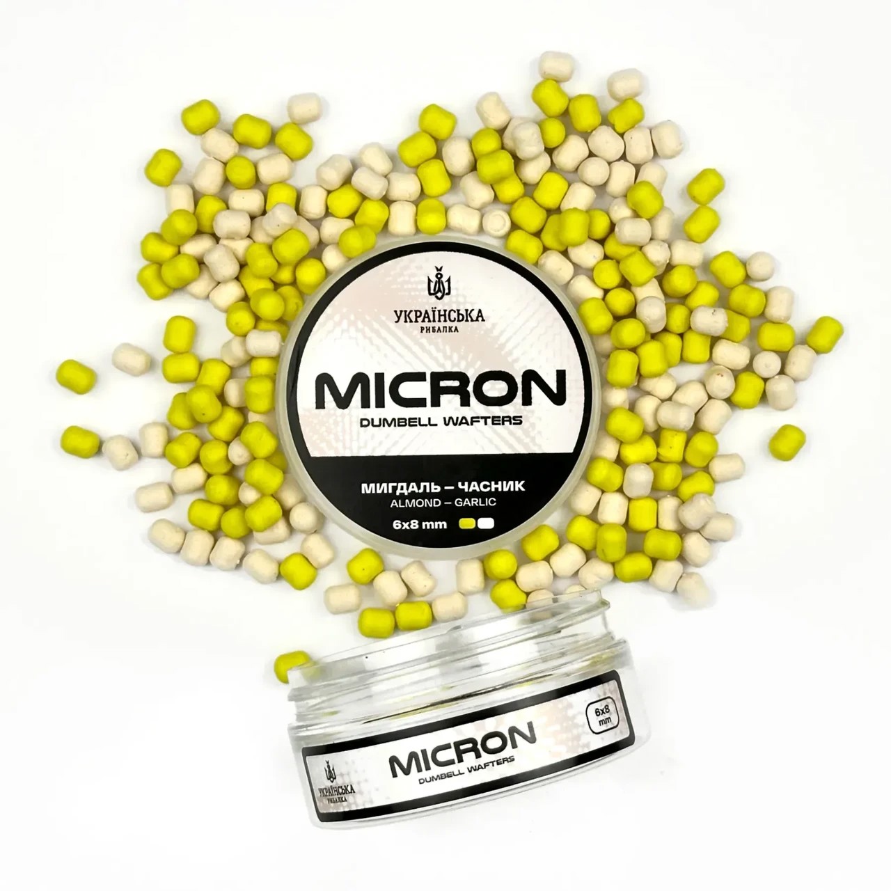 Вафтерс Micron Українська рибалка Мигдаль Часник 6х8mm 25g