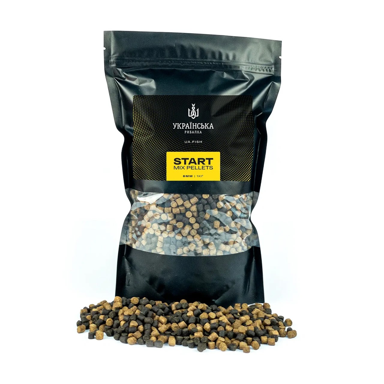 Пелетс START MIX PELLETS Українська рибалка 6mm 1kg