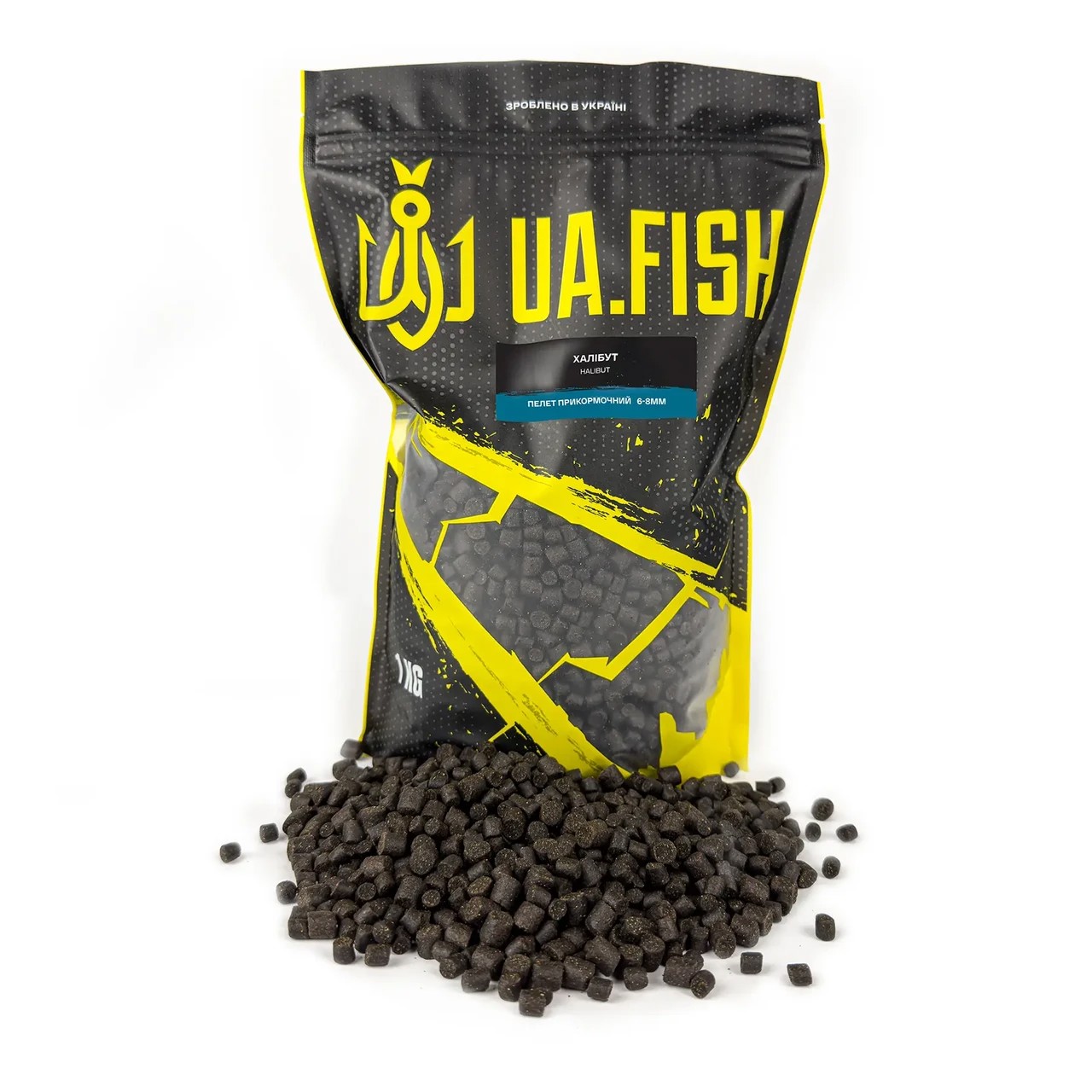 Пелетс прикормочний Українська рибалка Халібут 6-8mm 1kg