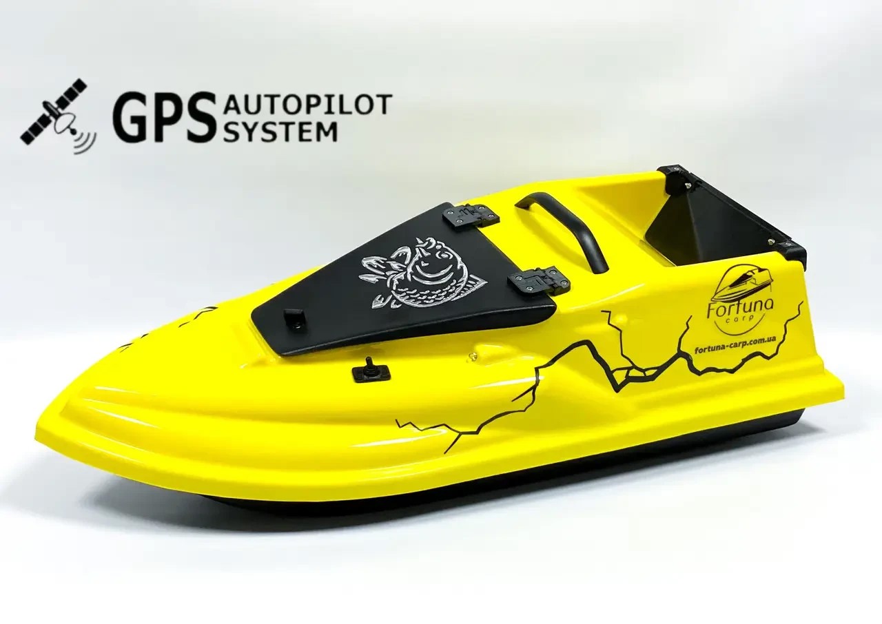 Прикормочний кораблик Фурія Шторм з GPS (Maxi Cortex)