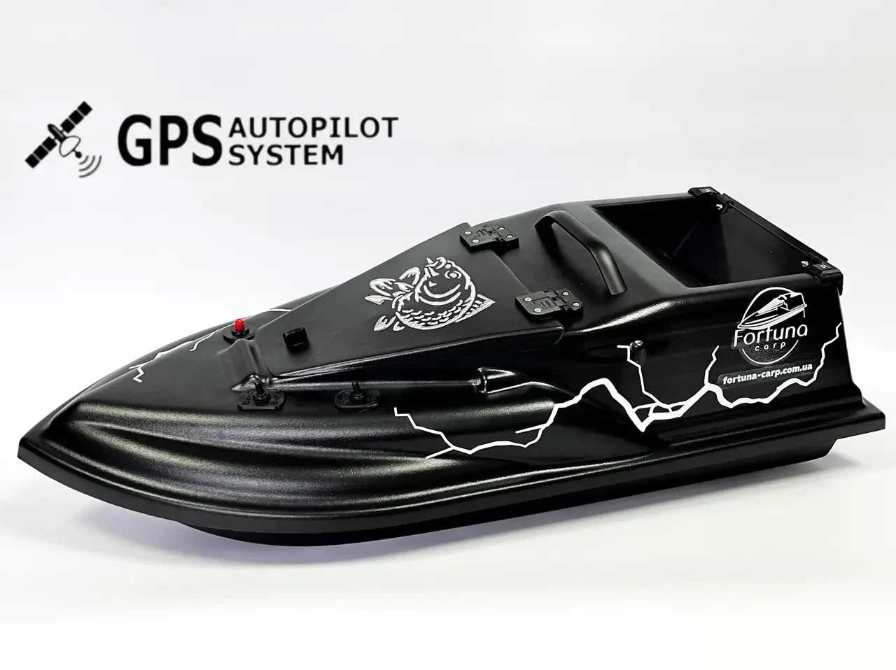 Прикормочный кораблик Фурия Шторм с GPS Cortex 6+1