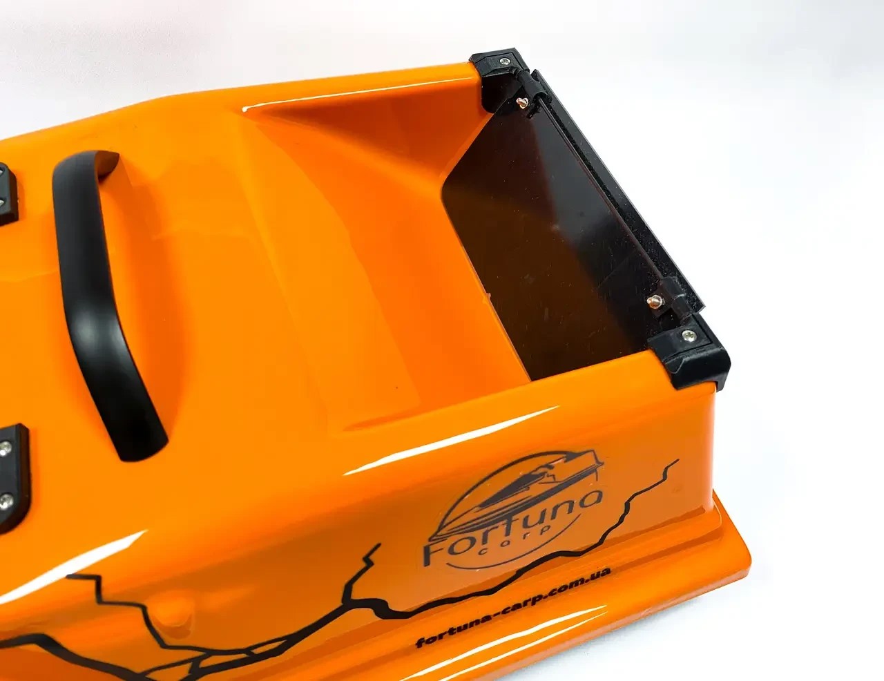 Прикормочный кораблик Фурия Шторм с GPS Fortuna-X и эхолотом Toslon TF520