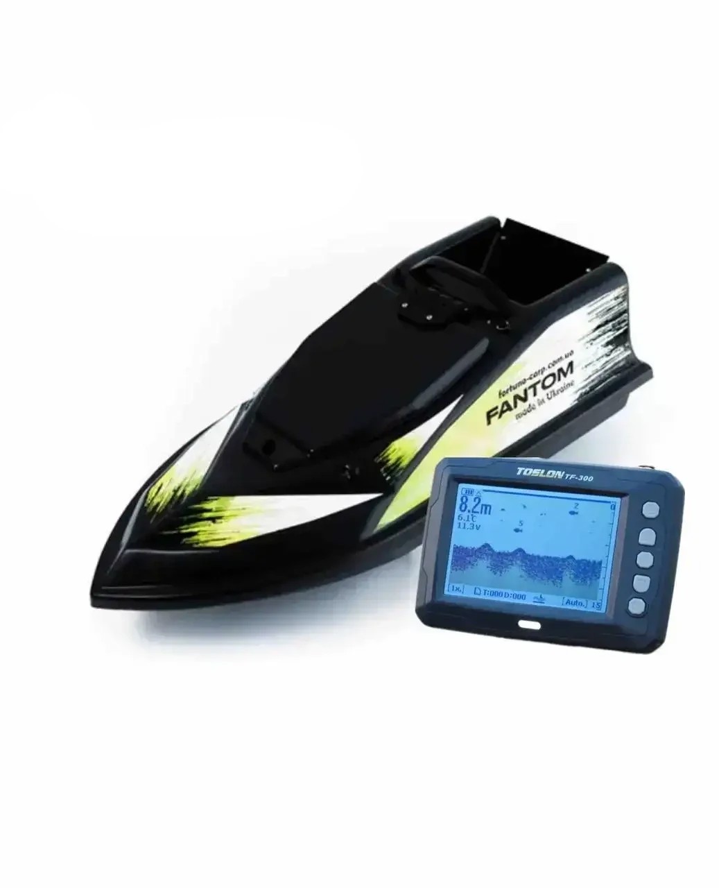 Кораблик для підгодовування Фантом Модерн з ехолотом Toslon300 та GPS автопілотом V3_9+1