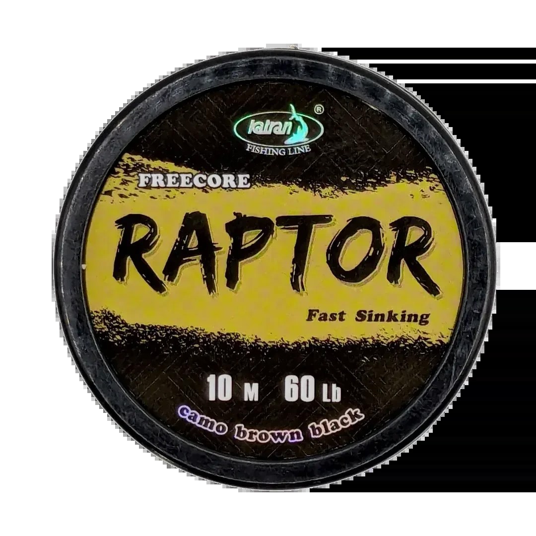 Лідкор без свинця Katran Free core RAPTOR 60lb 10m camo green