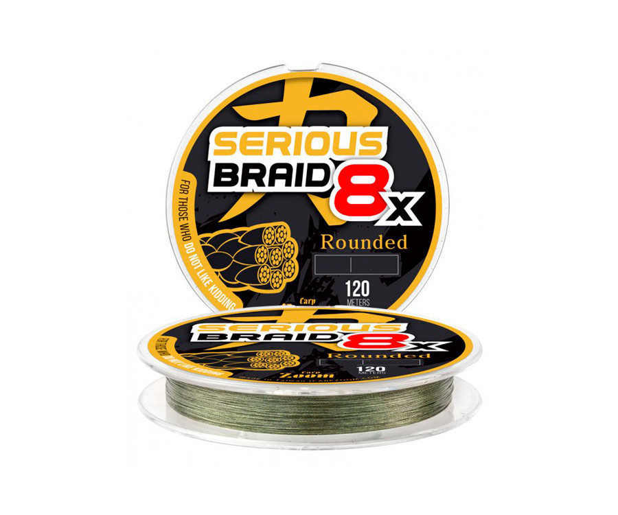 Шок-лідер Carp Zoom Serious 8X Braided Line Green 120m 0.27mm 19.98kg