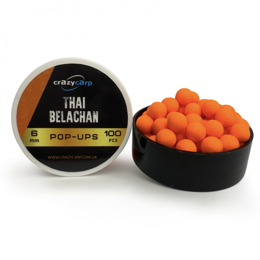 Бойли Pop-ups Crazy Carp Thai Belachan 6 mm