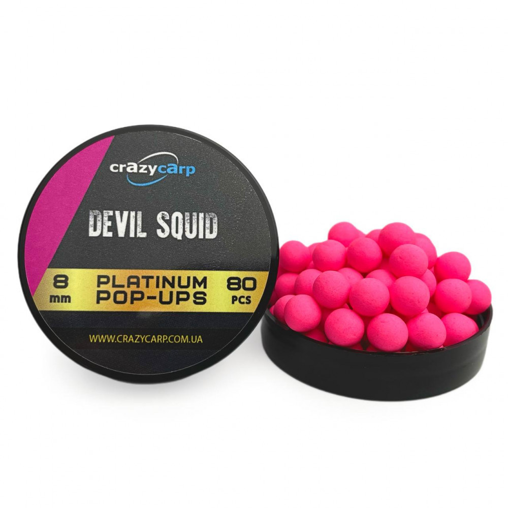 Бойли Pop-ups Crazy Carp Devil Squid 8 mm
