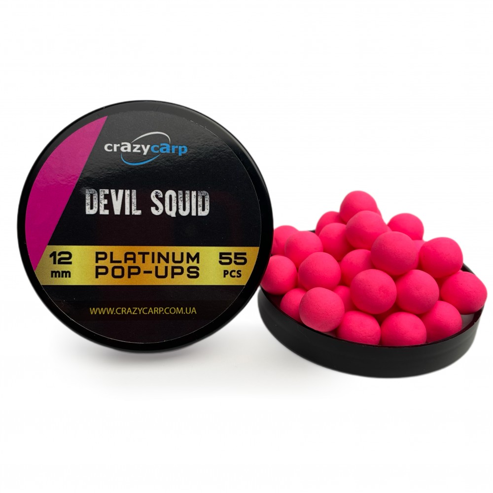 Бойли Pop-ups Crazy Carp Devil Squid 12 mm