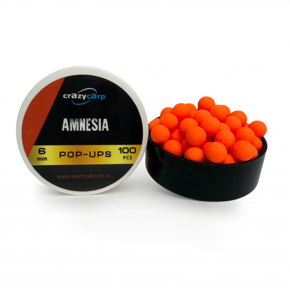 Бойли Pop-ups Crazy Carp Amnesia 6 mm