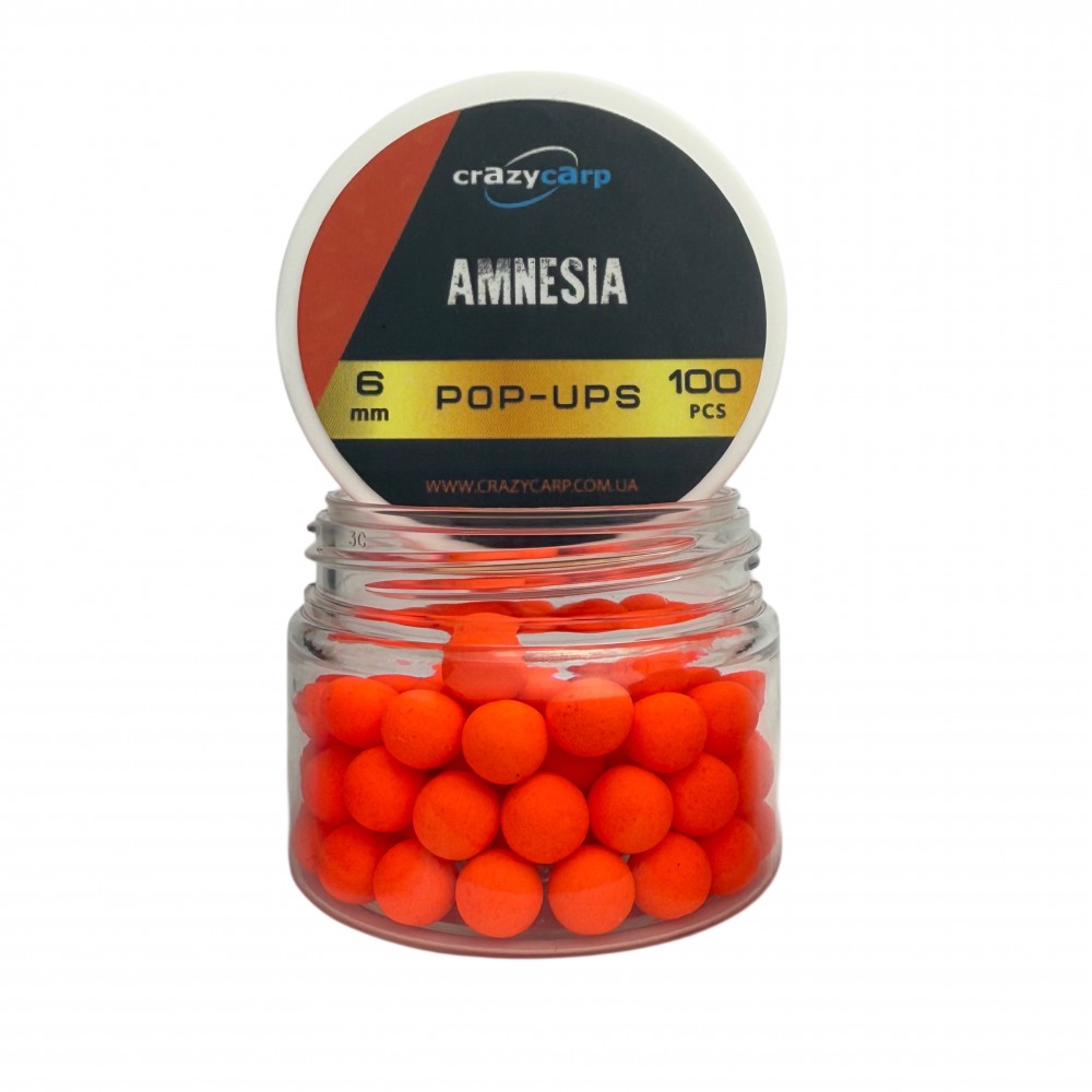 Бойли Pop-ups Crazy Carp Amnesia 6 mm