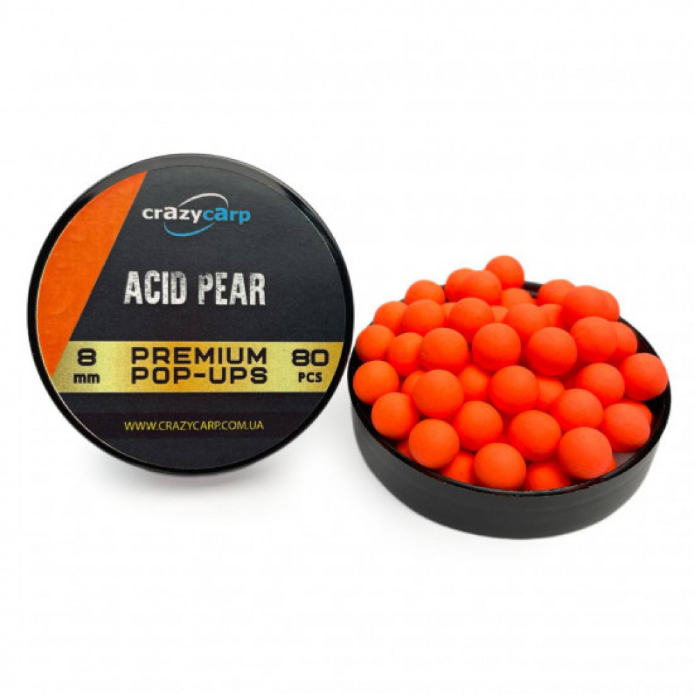 Бойли Pop-ups Crazy Carp Acid Pear 8 mm