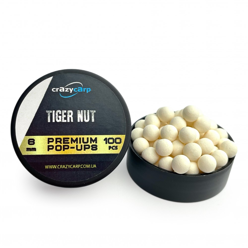 Бойли Pop-ups Crazy CarpTiger Nut 6 mm