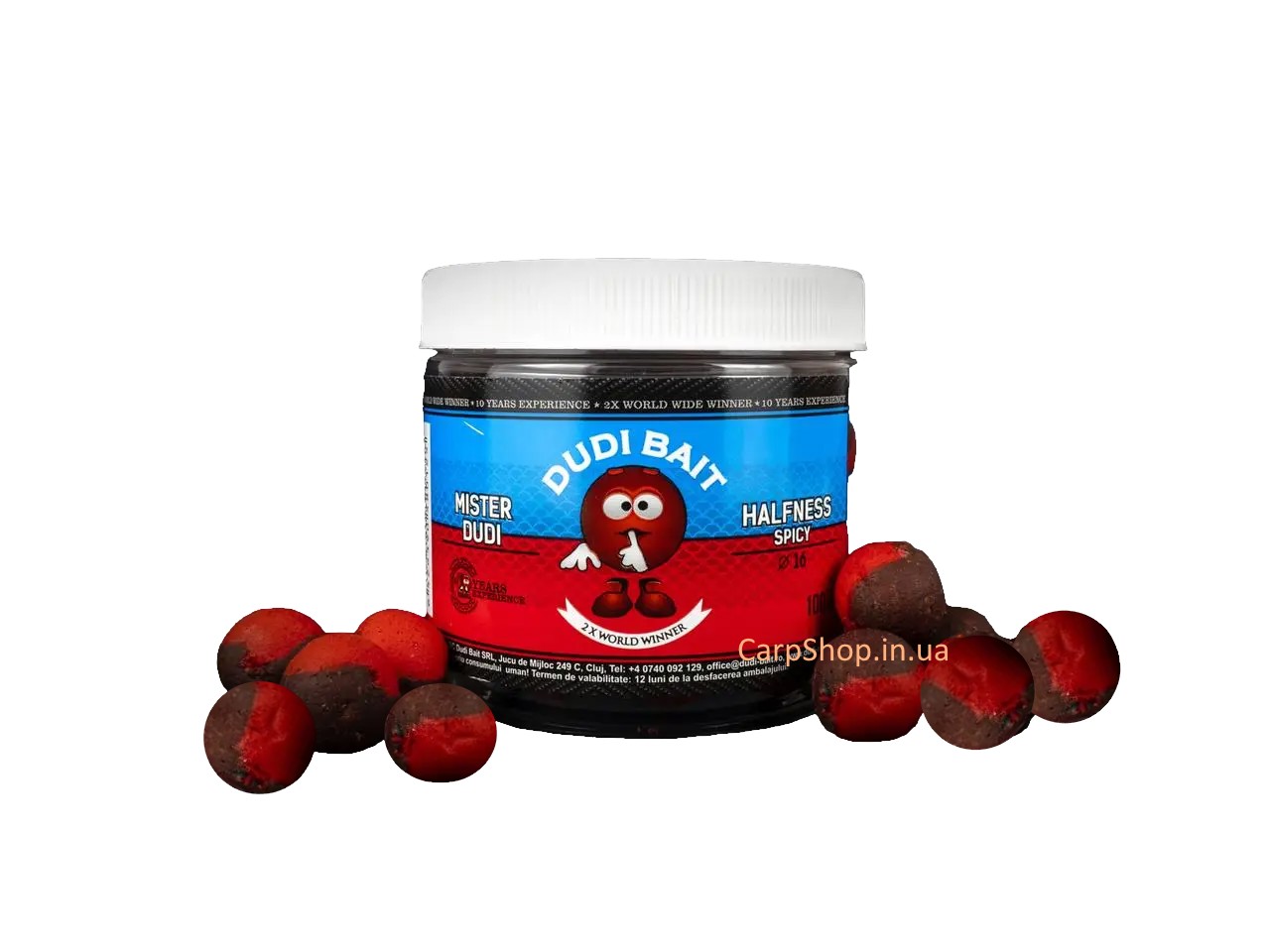 Бойли вафтерс Mister Dudi Halfness Spicy 16 mm