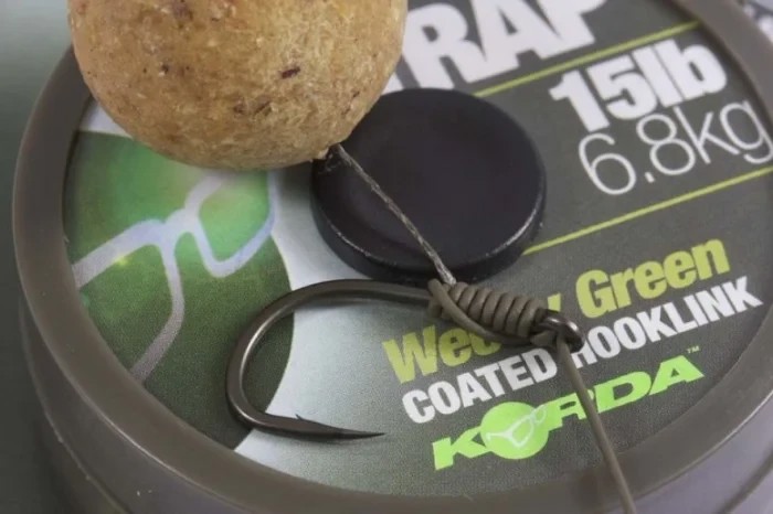 Поводковий матеріал в оболонці Korda N-Trap Soft Weedy Green 20lb 9,1kg 20м