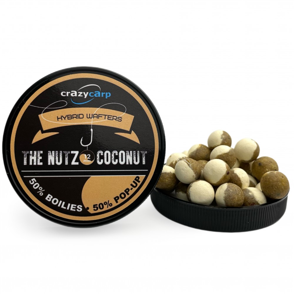 Бойли вафтерс Crazy Carp The Nutz&Coconut Hybrid Wafters 12 mm