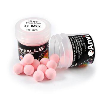 Бойли Mini CARP BALLS Pop Ups 10мм C-Mix