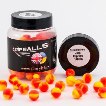 Бойли Carpballs Pop Ups Strawberry Jam 10мм