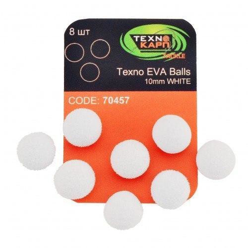 Насадка Texno EVA Balls 10mm white уп/8шт