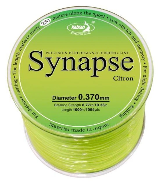 Волосінь Synapse Citron 0.370 mm 1000m 19.33Lb 8.77 kg