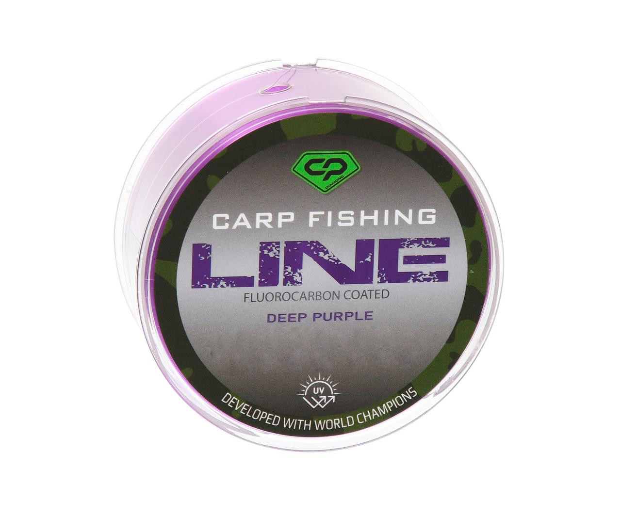 Жилка Carp Pro Diamond Carp Fishing Line Fluorocarbon Coated Deep Purple 1000 м 1000 м 0.370 мм 9.1 кг