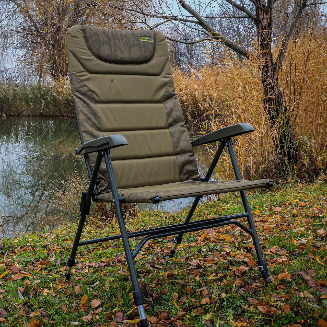 Крісло коропове Carp academy Deluxxe Camo Fotel
