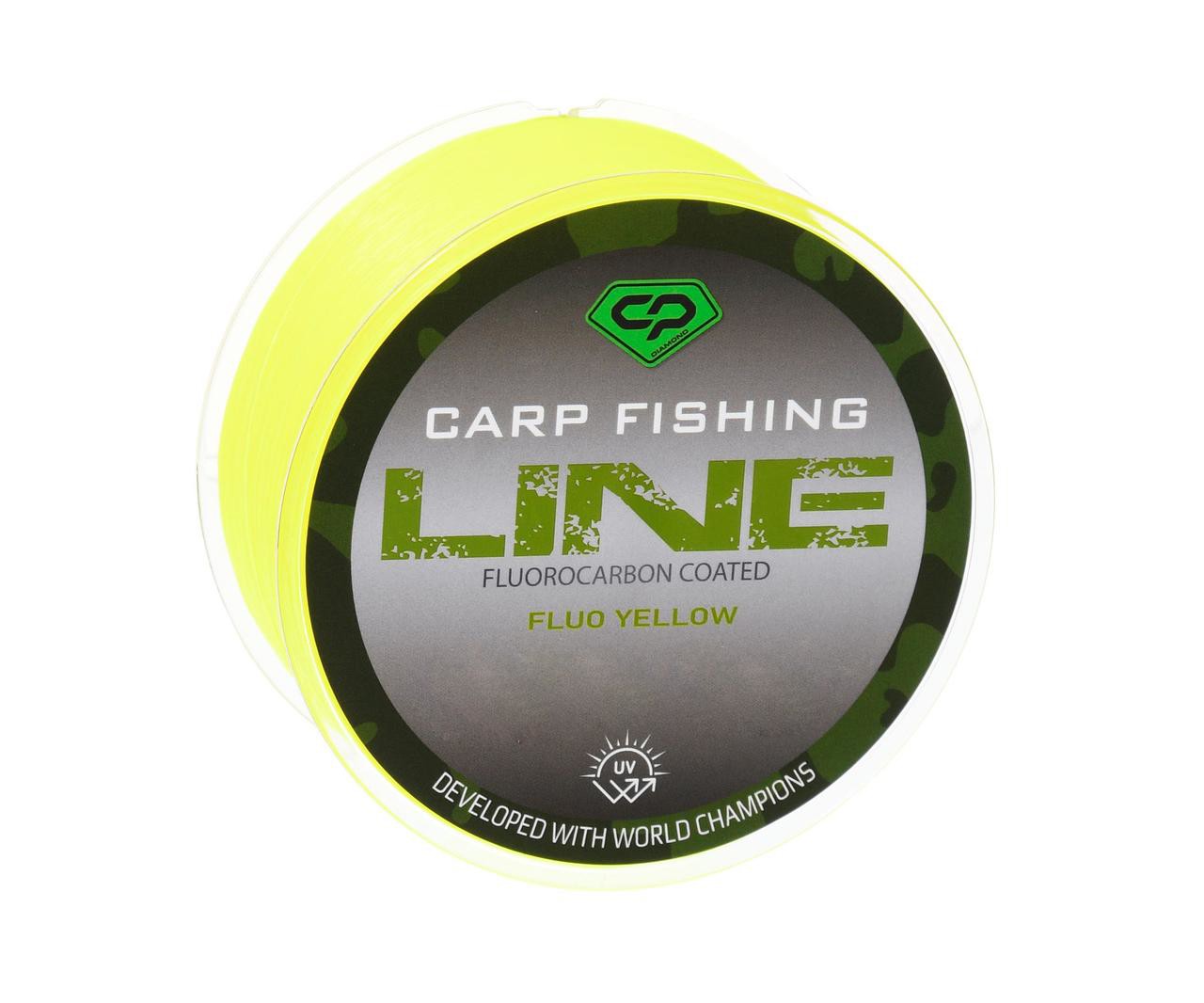 Жилка Carp Pro Diamond Carp Fishing Line Fluorocarbon Coated Fluo Yellow 1000 м 0.331мм 7.5 кг