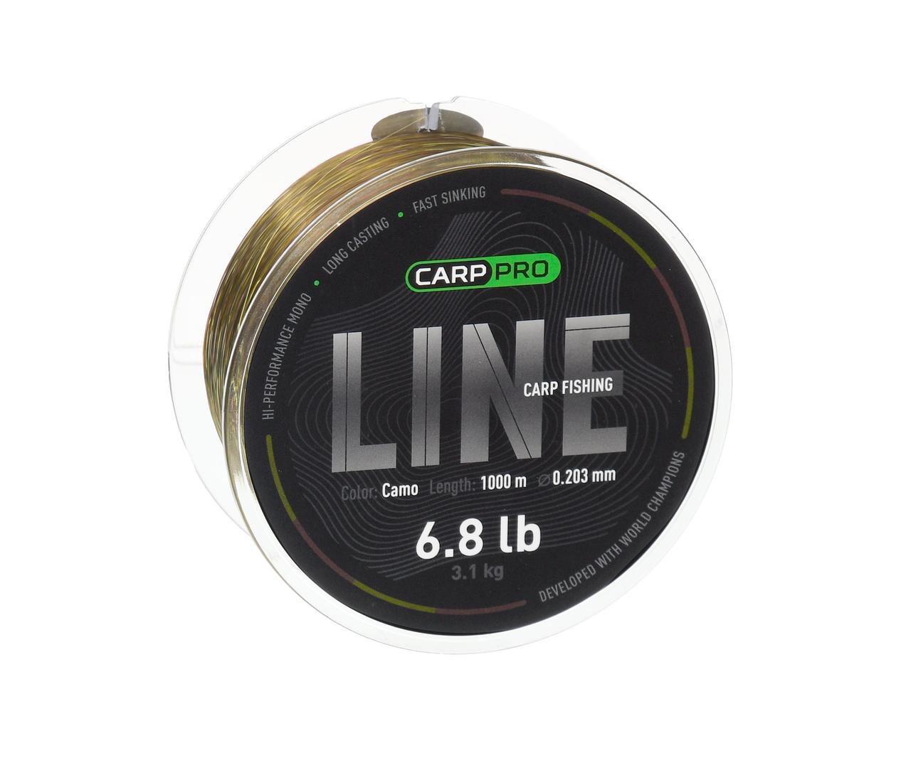 Жилка Carp Pro Carp Fishing Line Camo 1000 м 0.309мм 6.6 кг